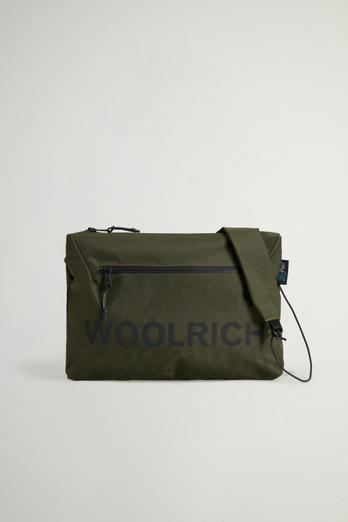 Crossbody Bag with Logo in X-PAC by Todd Snyder Green photo 1 | Woolrich