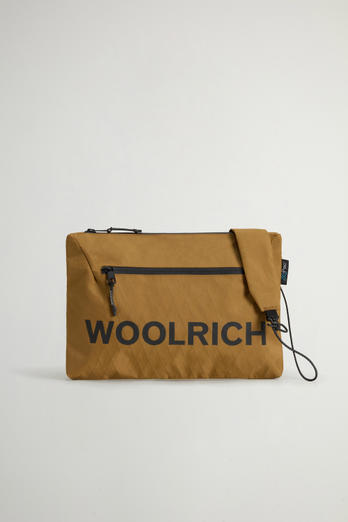 Crossbody Bag with Logo in X-PAC by Todd Snyder Brown photo 1 | Woolrich