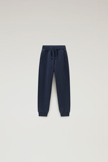 Girls' Sweatpants in Pure Cotton Blue photo 1 | Woolrich