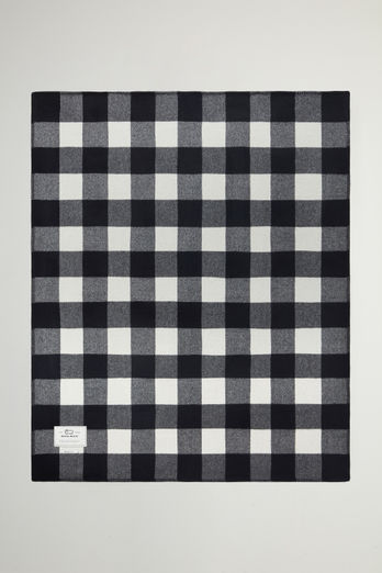 Double-Face Buffalo Check Blanket in Pure Wool Multicolor photo 1 | Woolrich