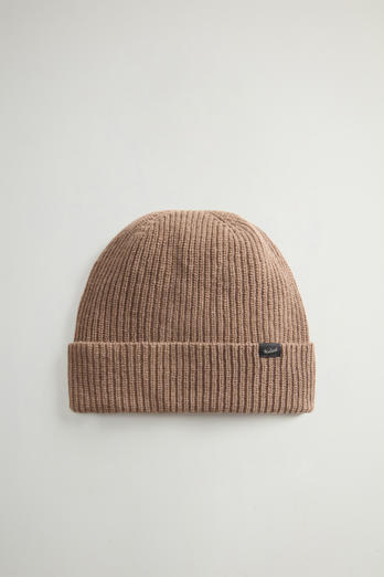 Beanie in Wool Blend Brown photo 1 | Woolrich