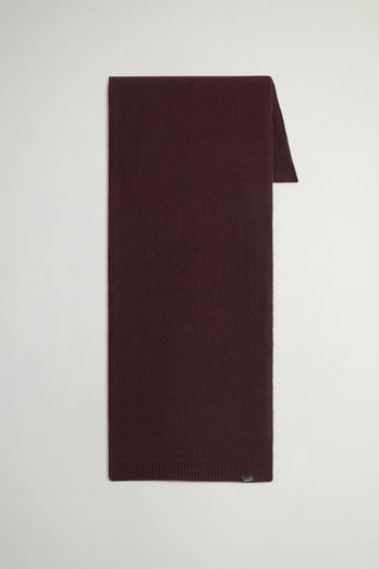 Scarf in Wool Blend Burgundy photo 1 | Woolrich