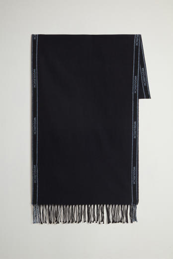 Scarf in Virgin Wool Blend Black photo 1 | Woolrich