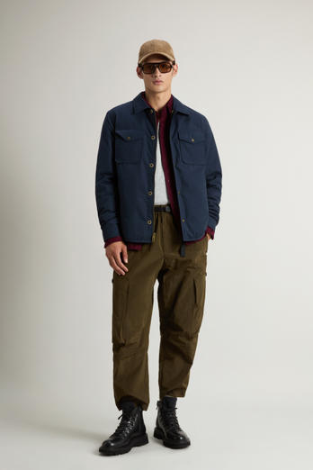 Mountain Cloth Overshirt Blue photo 1 | Woolrich