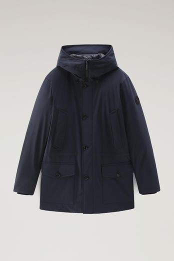 Arctic Parka in Stretch Nylon Blue photo 1 | Woolrich
