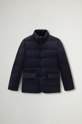 Blazer in Vitale Barberis Canonico Virgin Wool Flannel Blue photo 1 | Woolrich