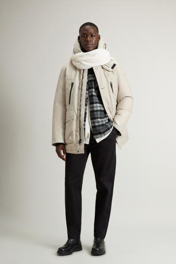 Arctic Parka Evolution in Ramar Cloth Beige photo 1 | Woolrich