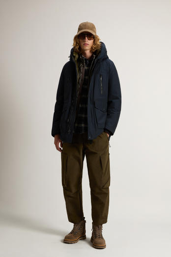 Arctic Parka Evolution in Ramar Cloth Blue photo 1 | Woolrich
