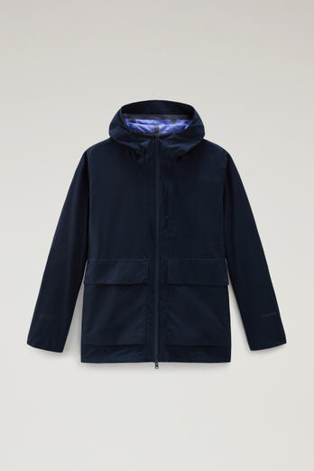 Mountain Jacket in WINDSTOPPER by GORE-TEX LABS fabric Blue photo 1 | Woolrich