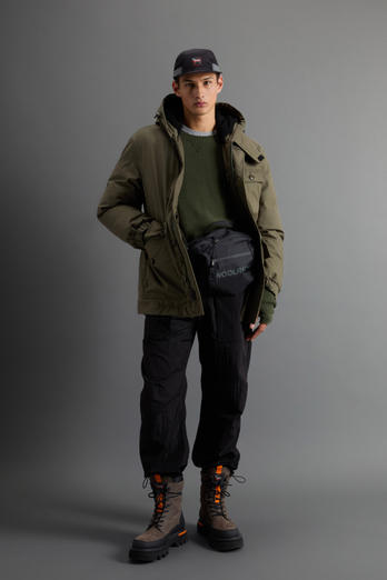Byrd Parka in Italian Brushed Cotton Green photo 1 | Woolrich