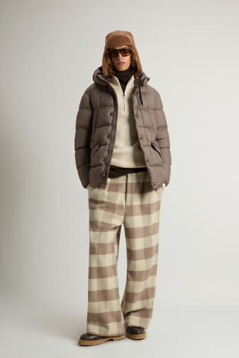 Cloud Parka in Microfiber Brown photo 1 | Woolrich