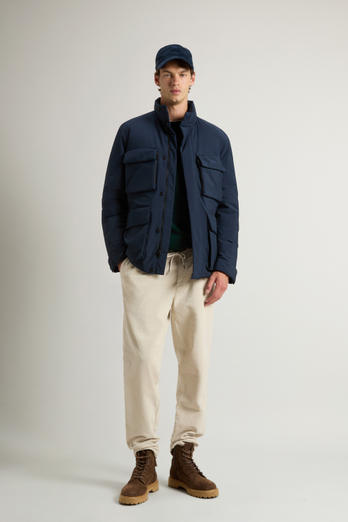 Cloud Jacket with Stand-Up Collar Blue photo 1 | Woolrich