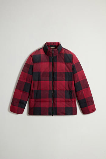 Soft Ramar Down Jacket with Buffalo Check Pattern Red photo 1 | Woolrich
