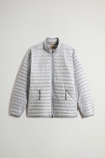 Lightweight Allen Down Jacket in Ripstop Nylon Gray photo 1 | Woolrich