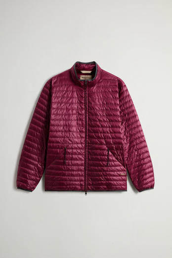 Lightweight Allen Down Jacket in Ripstop Nylon Burgundy photo 1 | Woolrich