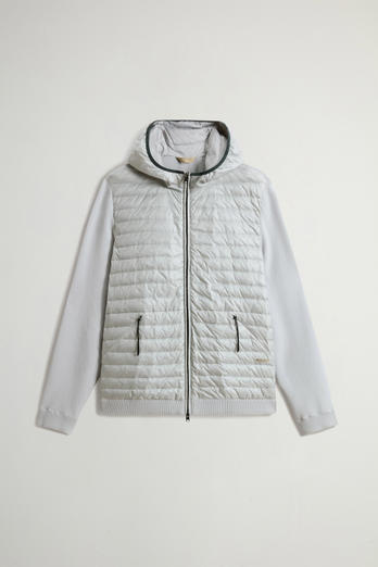 Allen Hybrid Jacket in Ripstop Nylon Gray photo 1 | Woolrich