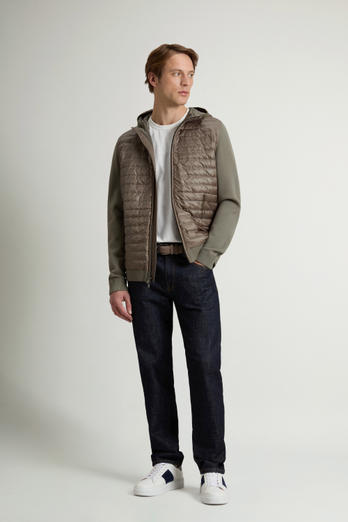 Allen Hybrid Jacket in Ripstop Nylon Green photo 1 | Woolrich