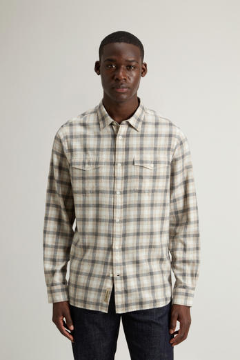 Pure Madras Cotton Flannel Beige photo 1 | Woolrich