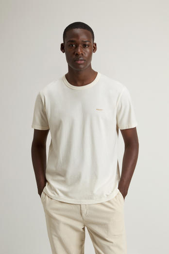 T-shirt in Pure Cotton White photo 1 | Woolrich