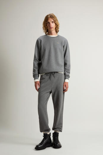 Pants in Cotton-Blend Interlock Gray photo 1 | Woolrich