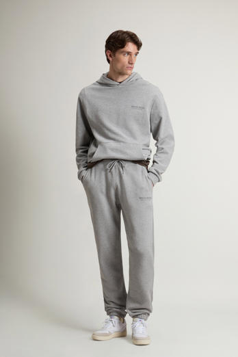 Sports Pants in Pure Cotton Gray photo 1 | Woolrich