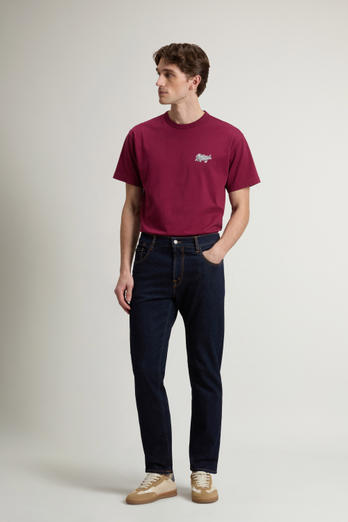 Five-Pocket Jeans in Stretch Cotton Denim Blue photo 1 | Woolrich