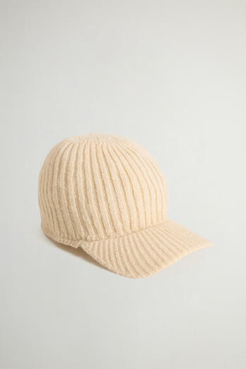Wool- and Alpaca-Blend Cap White photo 1 | Woolrich