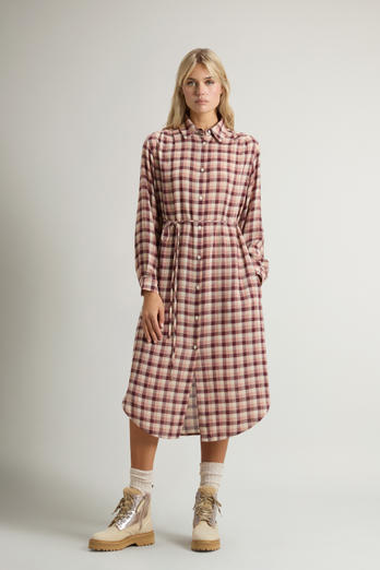 Dress in Italian Brushed Fabric Pink photo 1 | Woolrich