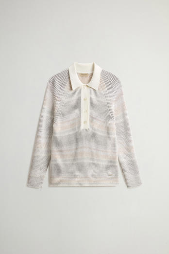 Vanisé Sweater in Cotton Blend White photo 1 | Woolrich