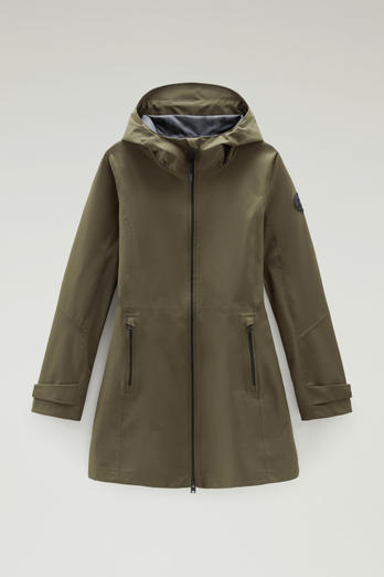 Waterproof Leavitt Lightweight Parka with Hood Green photo 1 | Woolrich