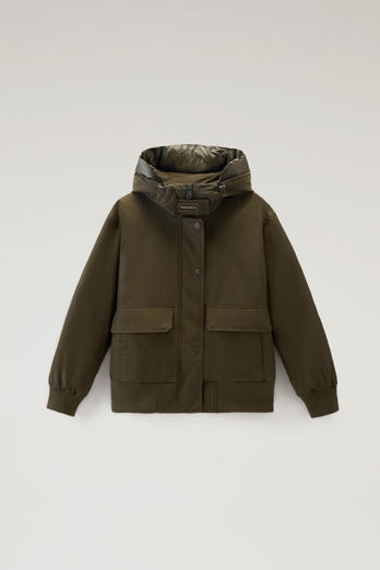 Arctic Bomber in Ramar Cloth Green photo 1 | Woolrich