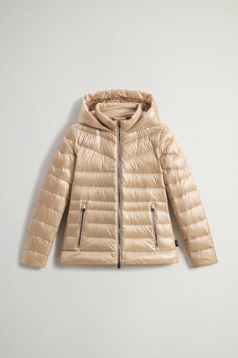 Aliquippa Lightweight Down Jacket Beige photo 1 | Woolrich