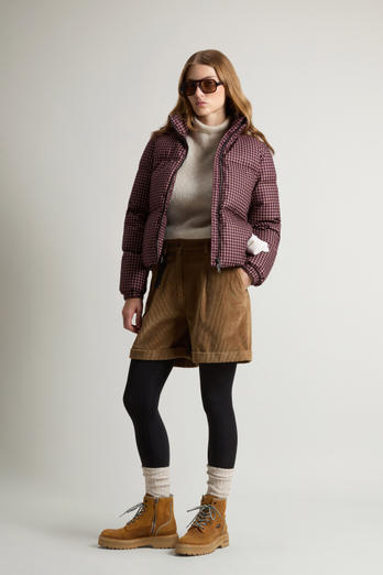 Down Jacket in Two-Layered Fabric Burgundy photo 1 | Woolrich