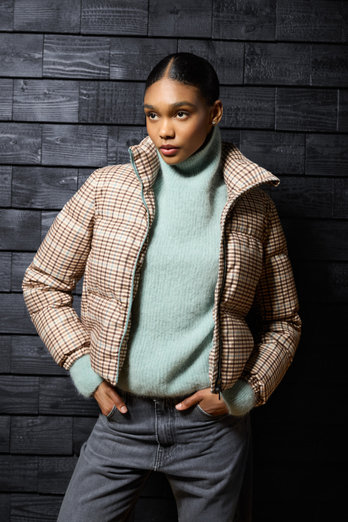 Down Jacket in Two-Layered Fabric Multicolor photo 1 | Woolrich