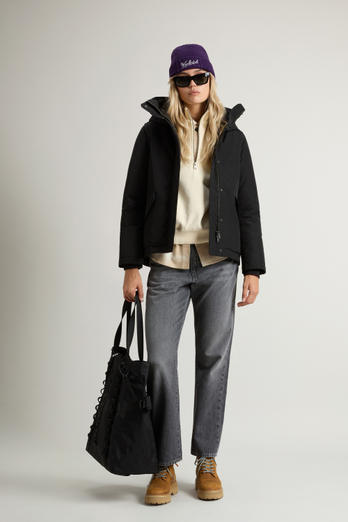 Padded Ramar Cloth Jacket with Hood Black photo 1 | Woolrich