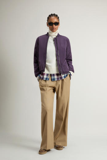 Grace Bomber Jacket in Peached Poly Purple photo 1 | Woolrich