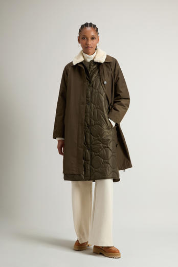 3-in-1 Coat in Ramar Cloth Green photo 1 | Woolrich