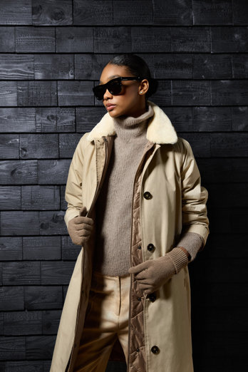 3-in-1 Coat in Ramar Cloth Beige photo 1 | Woolrich
