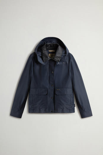 Dundee Jacket in Superwax Cotton Blue photo 1 | Woolrich
