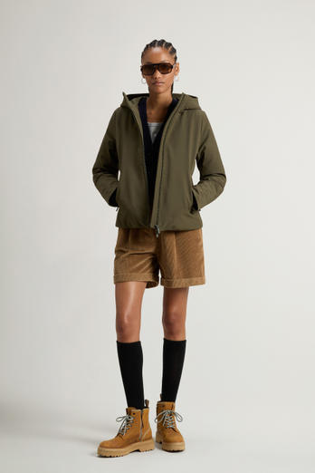 Firth Parka in Tech Softshell Green photo 1 | Woolrich