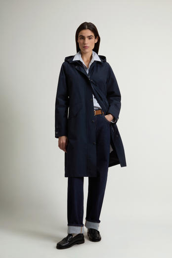 Parka in WINDSTOPPER by GORE-TEX LABS Fabric Blue photo 1 | Woolrich