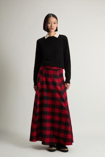 Skirt in Italian Wool Blend Red photo 1 | Woolrich
