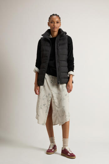 Quilted Microfiber Shirley Vest Black photo 1 | Woolrich