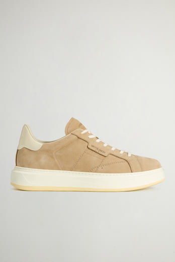 Arrow Sneakers in Suede Beige photo 1 | Woolrich