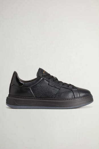 Arrow Sneakers in Calfskin Leather Black photo 1 | Woolrich