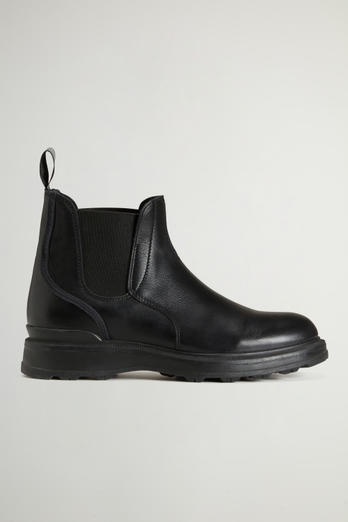 Stone Grove Ankle Boots in Calfskin Leather Black photo 1 | Woolrich